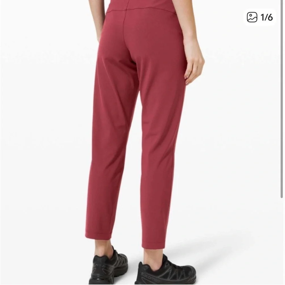 Lululemon Athletica Bold Red Leggings - Picture 6 of 7